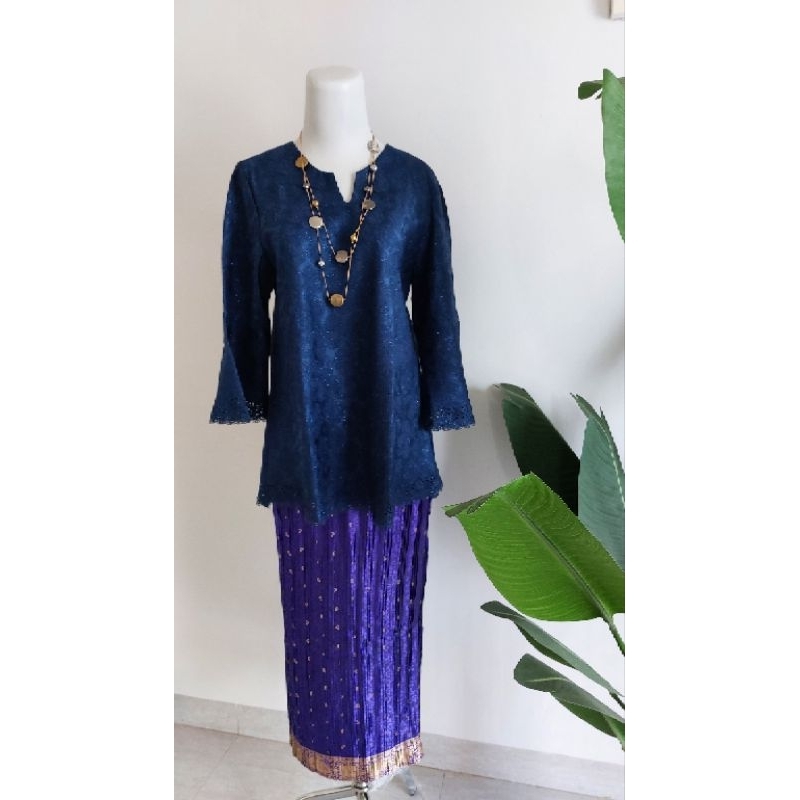 preloved blouse kebaya navy