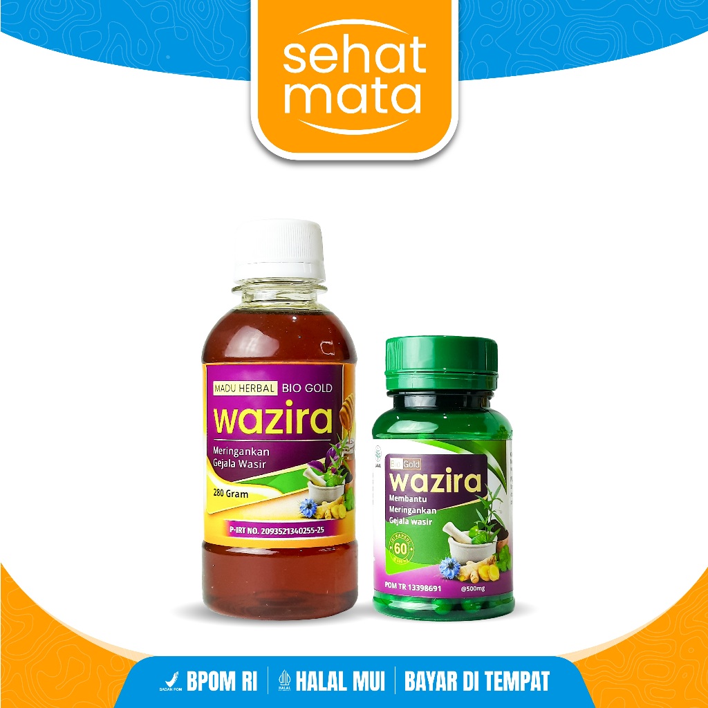 

Paket Madu x Kapsul WAZIRA Obat Herbal Meringankan Gejala Wasir Ambeien Susah Bab BPOM