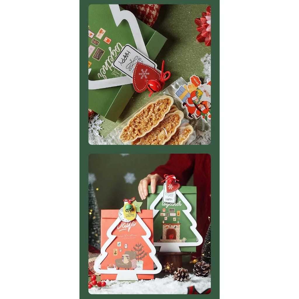 

NEW TERMURAH- 5PCS CHRISTMAS GOLDEN BELLS BAG / KOTAK HAMPERS NATAL