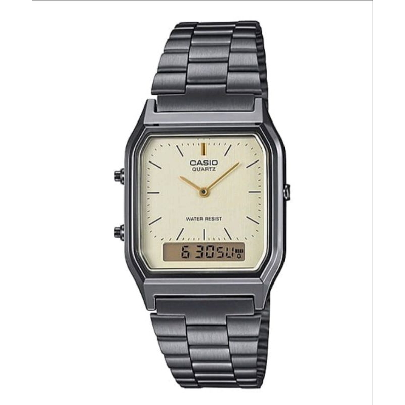 Jam Tangan Wanita DualTime CASIO AQ-230 ORIGINAL