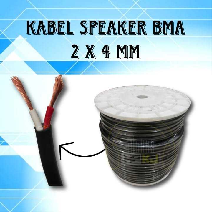 KABEL SPEAKER BMA 2 X 4 MM Kabel spiker bma 2x4mm