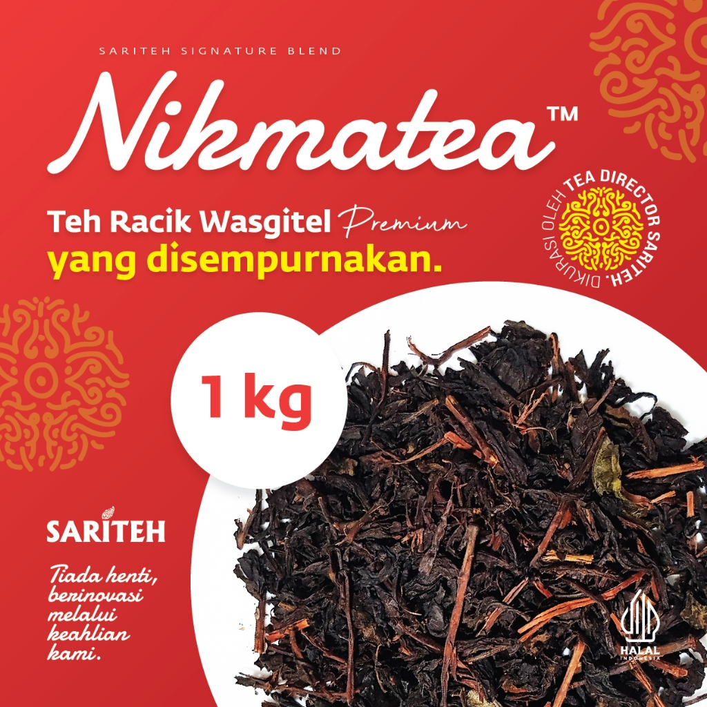 

Sariteh Indonesia, NikmaTEA Blend - 1 kg | Teh Melati Tubruk | Indonesian Jasmine Tea | Teh Solo