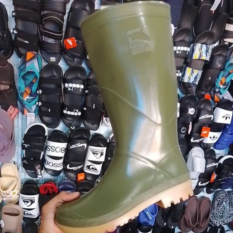 sepatu boot dewasa sepatu boot AP sepatu boot orca sepatu karet sepatu kebun sawit sepatu ladang sep