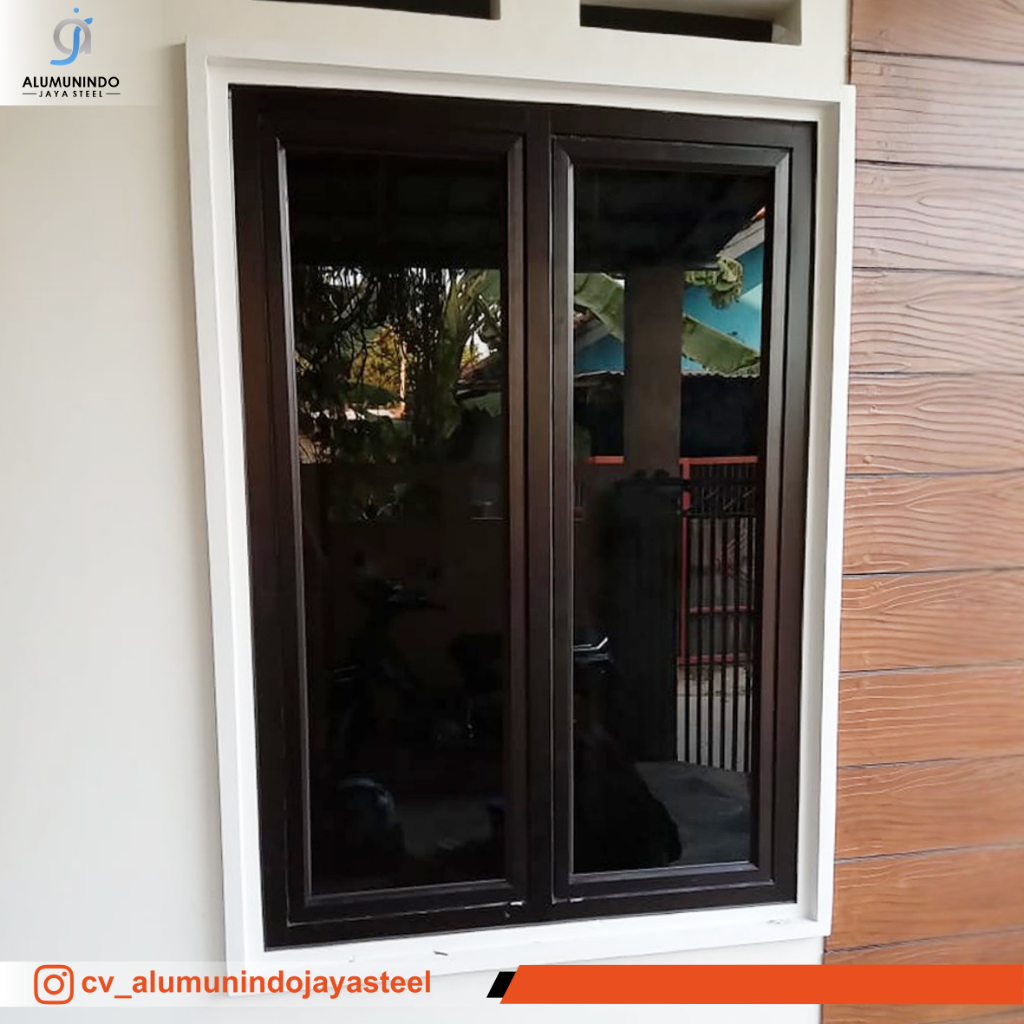 Jendela Aluminium 120 x 150 Kusen Alexindo 3 inch