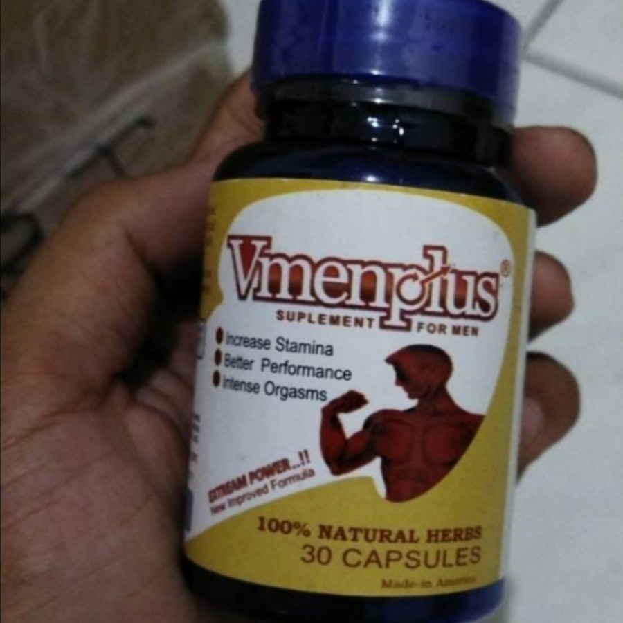 𝐆𝐑𝐀𝐓𝐈𝐒𝐎𝐍𝐆𝐊𝐈𝐑 • Agar Tahan Lama Vmen Plus Asli Suplemen Vmenplus 100% Original Kuat Kelamin Pria - Vm