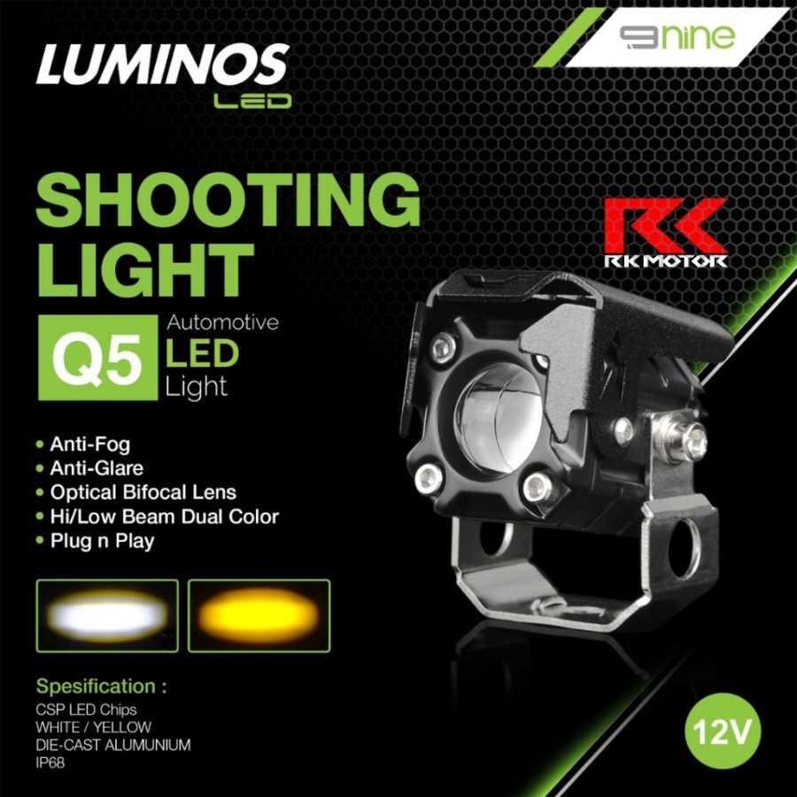 ORIGINAL LAMPU SOROT / TEMBAK LED LUMINOS Q5