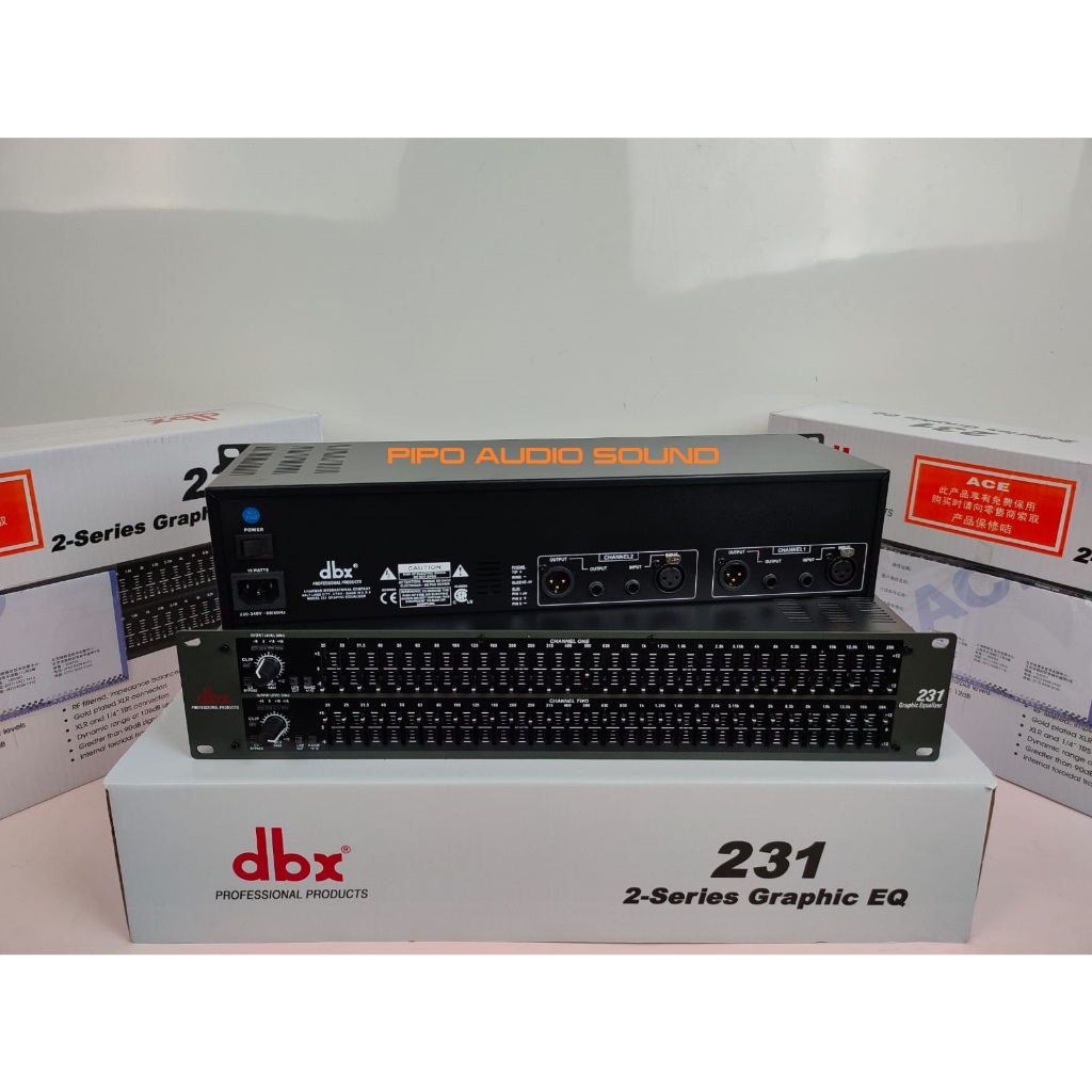 EQUALIZER DBX 231 (2x31 channel) -/DBX 231/ DBX 231