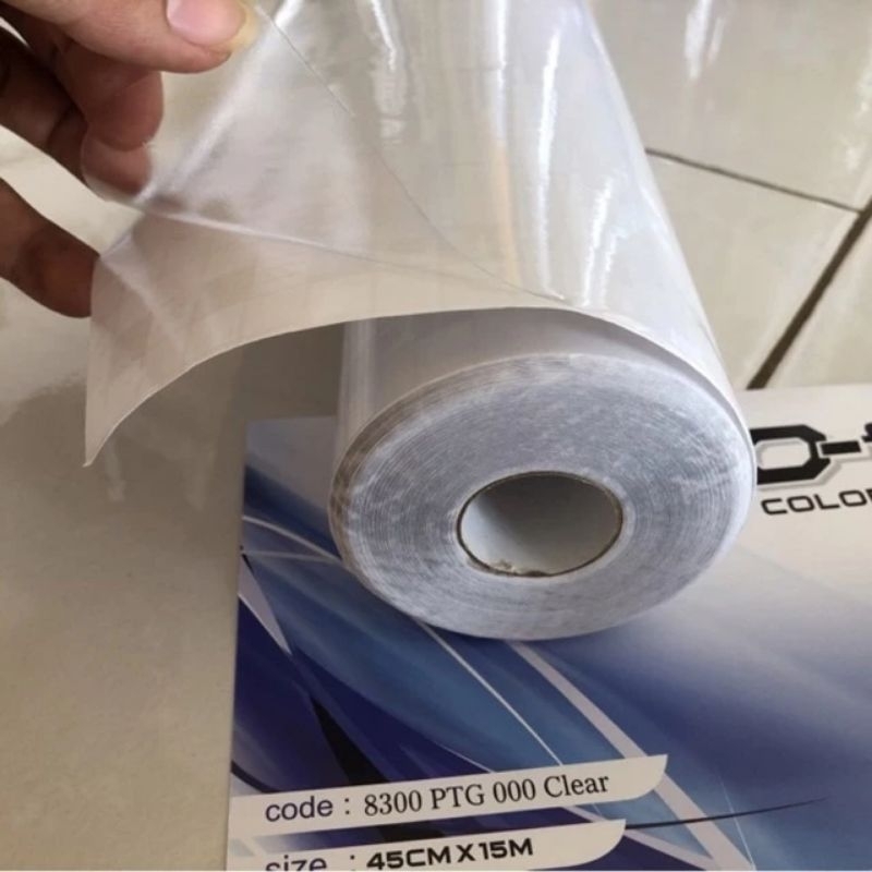 Skotlet transparan Bening Glossy Skotlet wrapping body motor