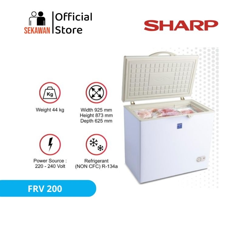 freezer box Sharp FRV 200