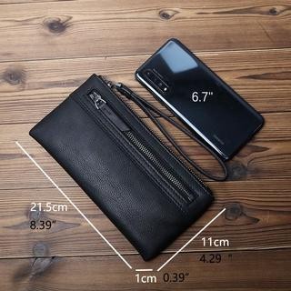 Clutch Wanita Kulit Sapi Asli - Clutch Dompet Hp Kulit Asli - Dompet Kulit