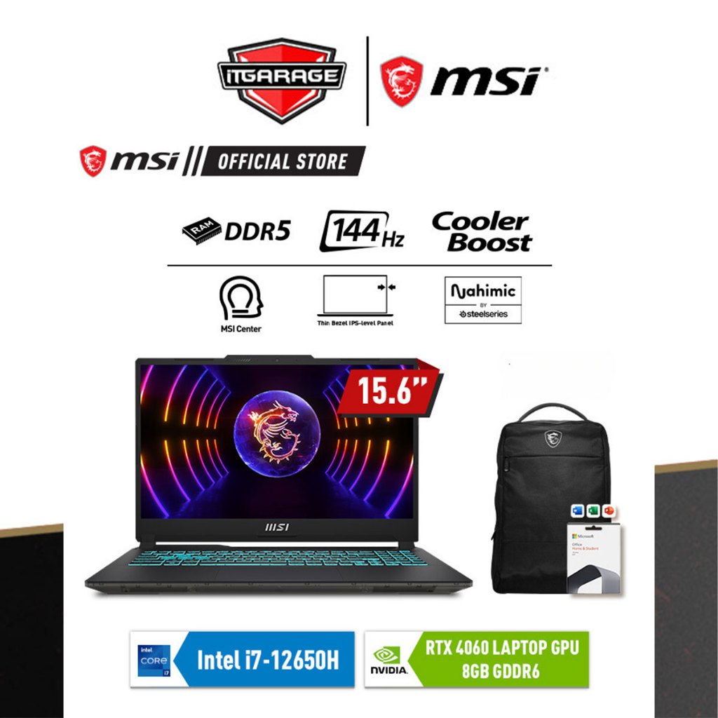 MSI Cyborg 15 A12VF-429ID|i7-12650H/16G/1TB/RTX4060-8G