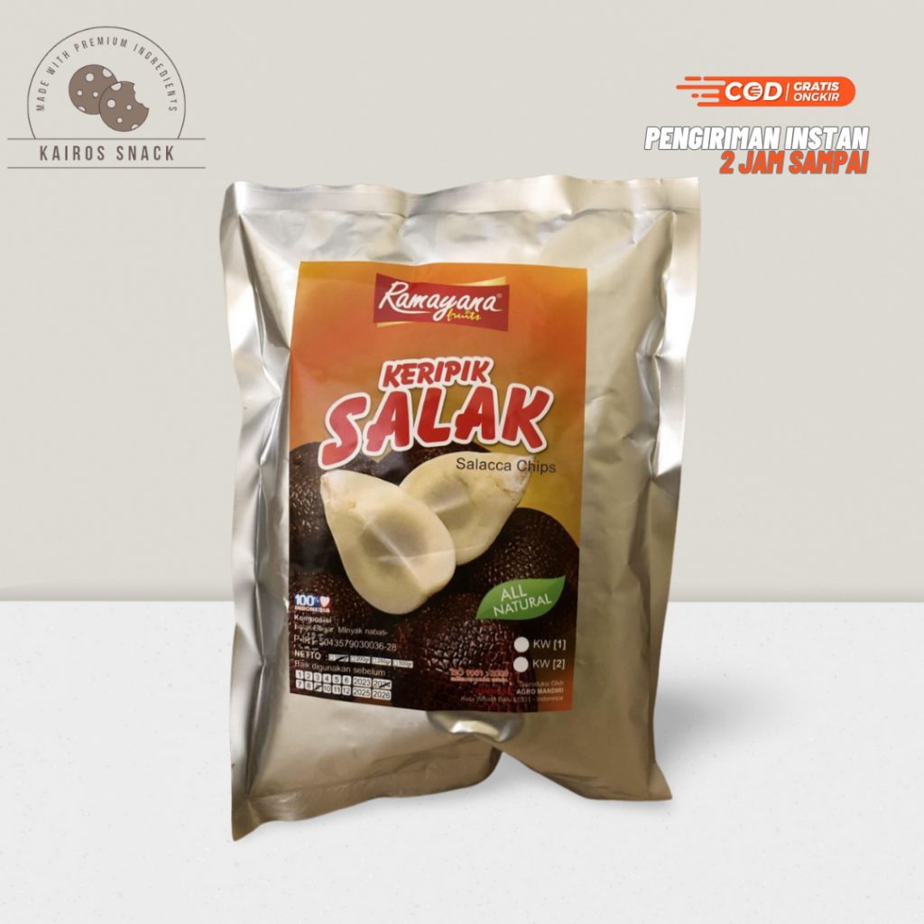 

CAMILAN SNACK KERIPIK BUAH SALAK FRUITS CHIPS RAMAYANA ENAK GURIH MURAH 100 GRAM