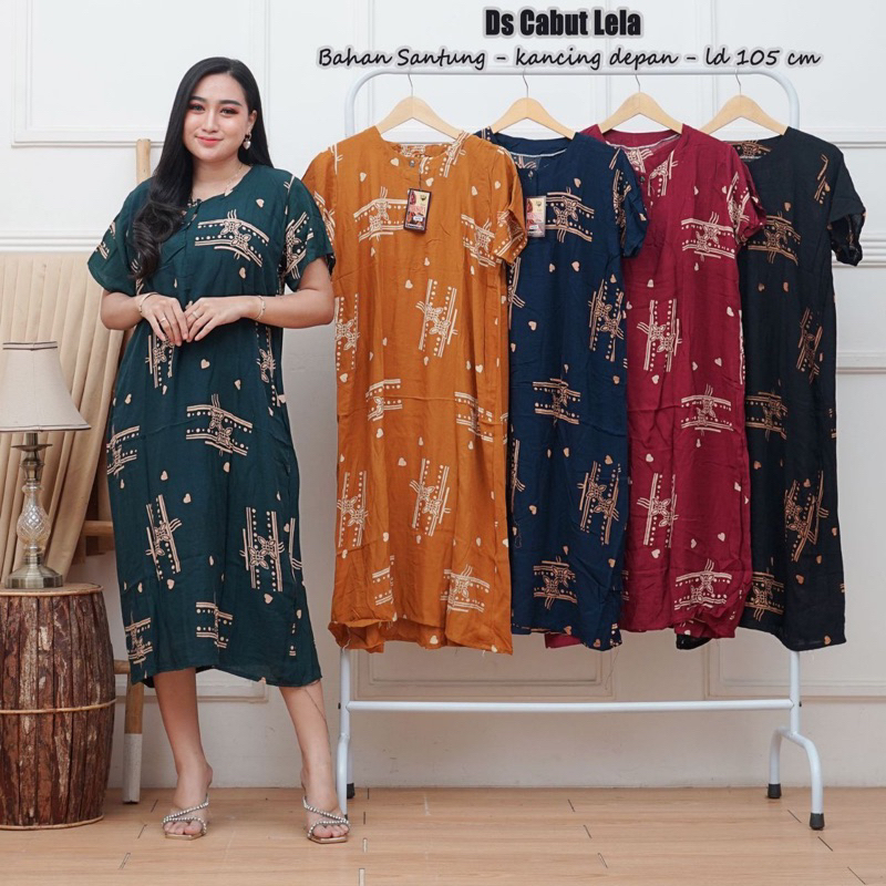 DASTER STANDAR CABUT LELA LD 105 / DASTER MURAH KEKINIAN / DASTER REMAJA KANCING DEPAN