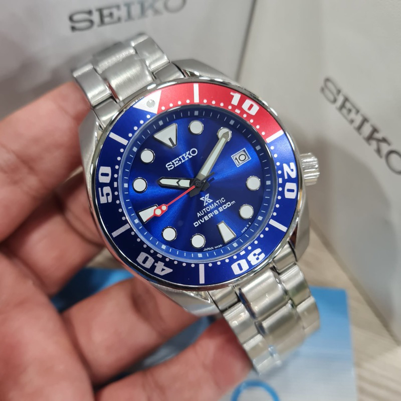 jam tangan pria SEIKO PROSPEX automatic all stell mesin original