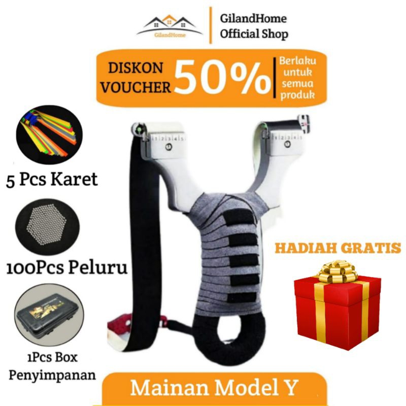 Piaoyu Ketapel Metal Slingshot Hunting Catapult