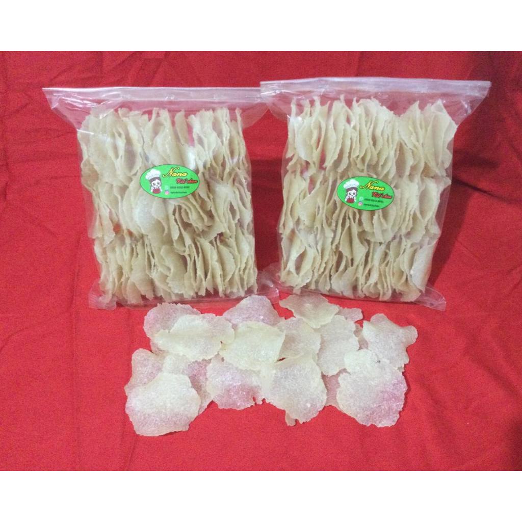 

Kerupuk Gendar/Nasi MENTAH HOMEMADE 500gr