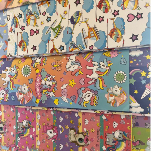 

DINOANDBUNNY - KERTAS KADO - Pembungkus Kado Gift Hadiah Anak