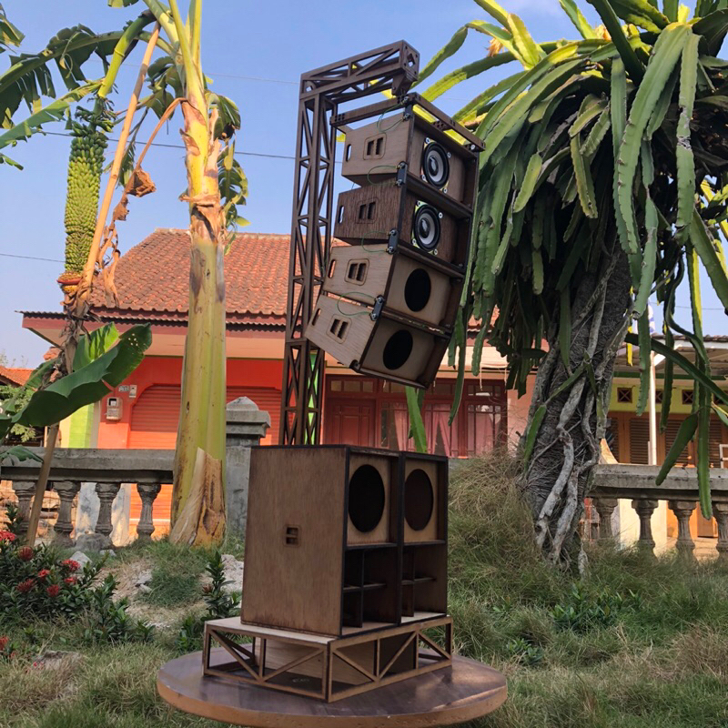 miniatur sound system full riging