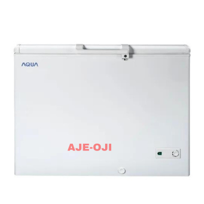 CHEST FREEZER AQUA AQF-350R FREEZER BOX KAPASITAS 319 LITER