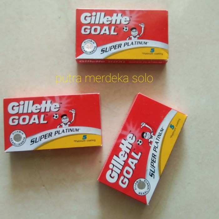 Silet Goal Gillette Goal Merah
