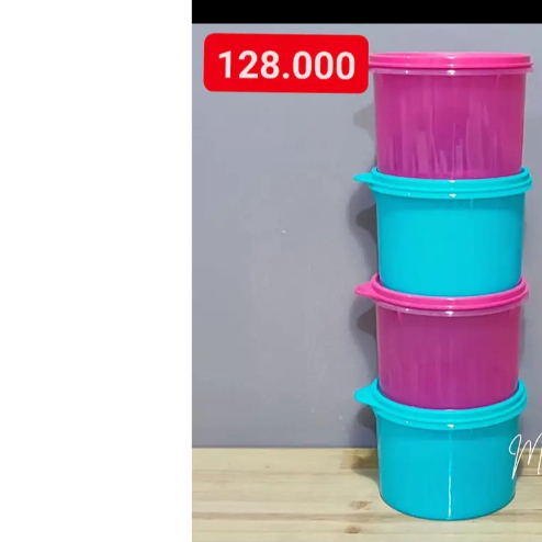 Crispy canister 1L toples tupperware