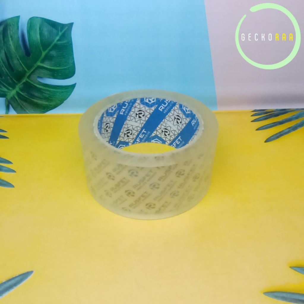 Lakban Lem Stiker Data Reptil Gecko Hamster Bening