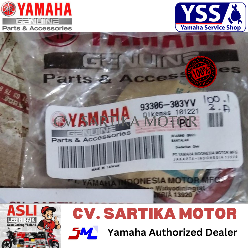 Bearing Arm Aerox / BEARING (B651) / 93306-303YV