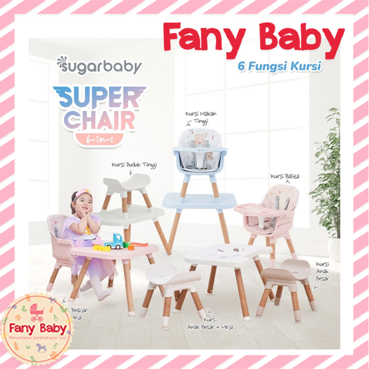 SUGAR BABY SUPER HIGH CHAIR 6IN1