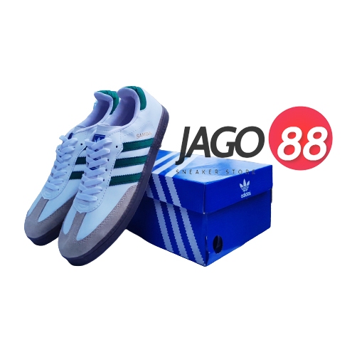 (cod) Sepatu Pria Casual Adidas Samba Sneakers Import Quality Vietnam putih hitam