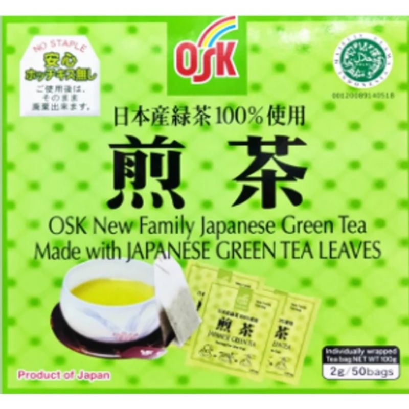 

TEH HIJAU OSK JEPANG 1 SASET / 1 SACHET OSK JAPANESE GREEN TEA