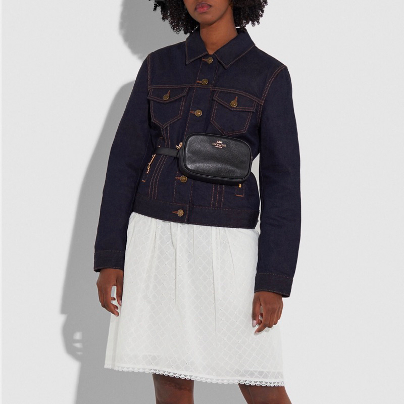 Original Coach Convertible Crossbody & Belt Bag / Bumbag in Pebbled Leather