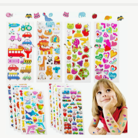 

STIKER 3D ANAK STICKER TIMBUL MAINAN TEMPEL KARAKTER EMBOSSED STICKER 30 cm SS009