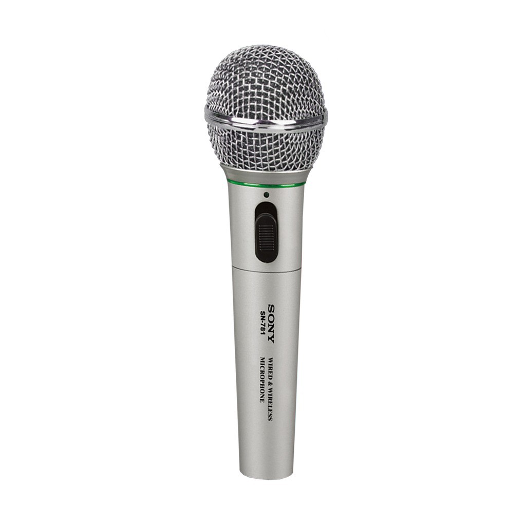 Mic Karaoke Sony SN-781 Microphone Kabel Dan Wireless