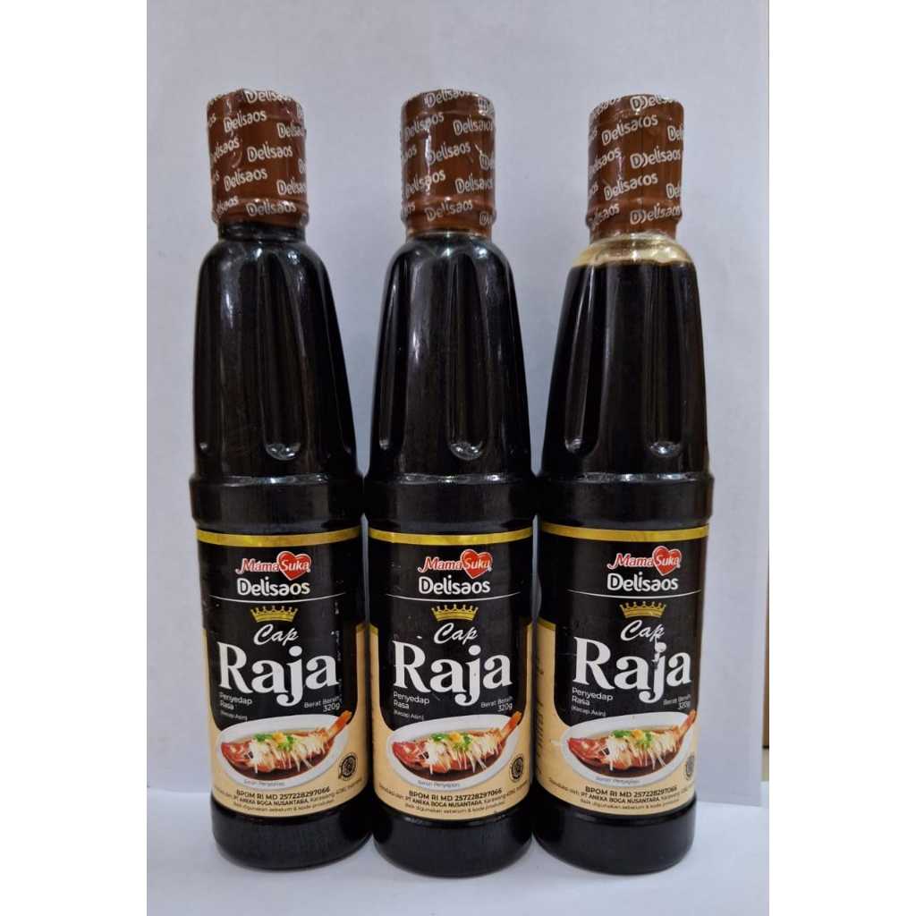 

Delisaos mamasuka (rijek kemasan) Kecap Asin Cap Raja 320gr / Saus Tiram Udang & Jamur 260gr / saus tiram manis 260ml / hot lava pedas 260ml / hot lava volcano260ml