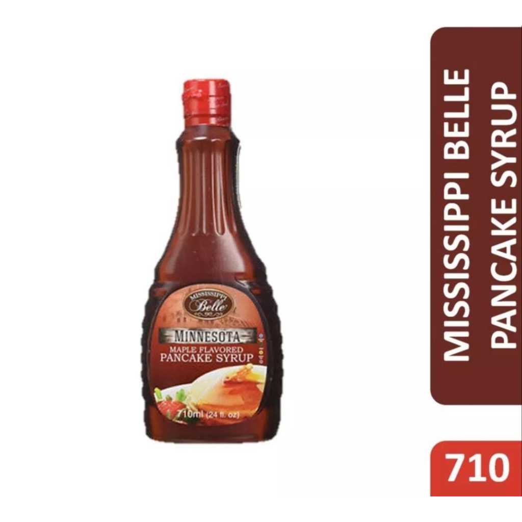 

MISSISSIPPI BELLE MINNESOTA MAPLE FLAVORED PANCAKE SYRUP 710ML (rijek kemasan)