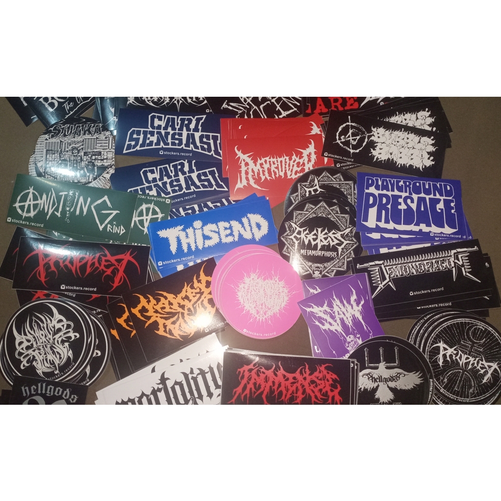 

Stiker band lokal mix