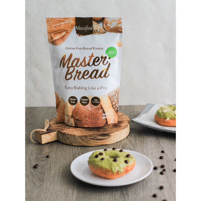 

MOCAFINE Gluten Free BREAD FLOUR by Rumah Mocaf - Premix Roti Gluten Free - Tanpa Pengawet - Halal - 420 gr