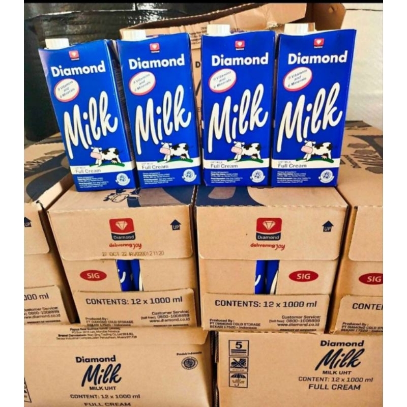 

SUSU FULL CREAM DIAMOND 1 LITER Exp. Ags 24