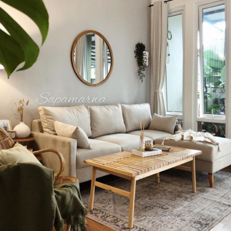 sofa minimalis kaki retro