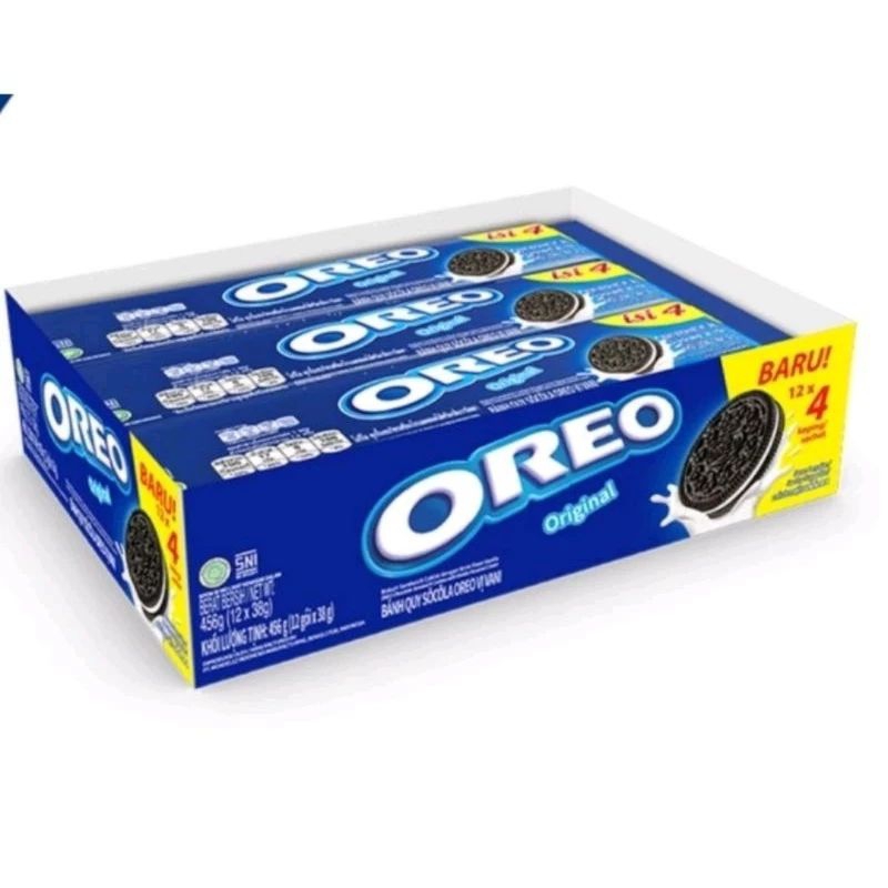 

Biskuit Oreo Krim Original 1 Box Isi 12pcs