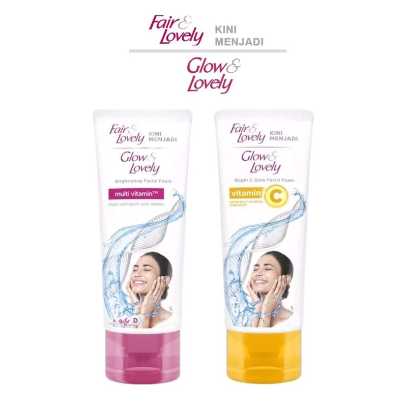Fair & Lovely Glow & Lovely face wash Facial Foam 100g
