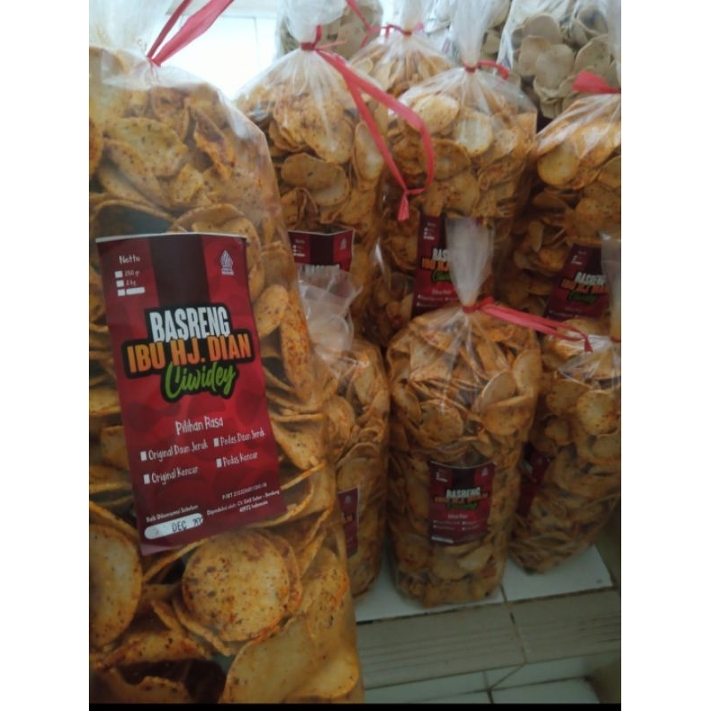 

BEST SELLER - Basreng 250gr - daun jeruk / cikur kencur - Ibu Hj Dian ciwidey