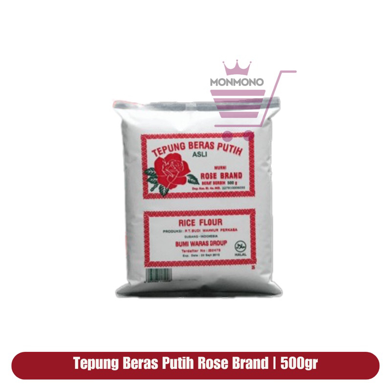 

Tepung Beras Rose Brand 500gr / Tepung Beras Mawar / Tepung Rosebrand 500gr