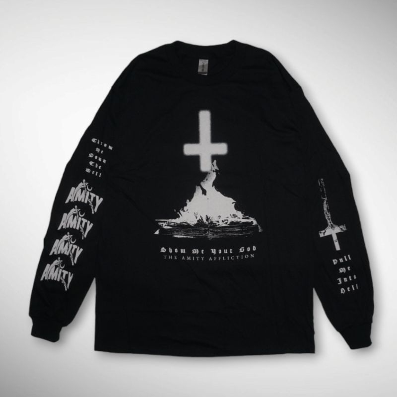 KAOS BAND OFFICIAL THE AMITY AFFLICTION - SHOW ME YOUR GOD LONGSLEEVE