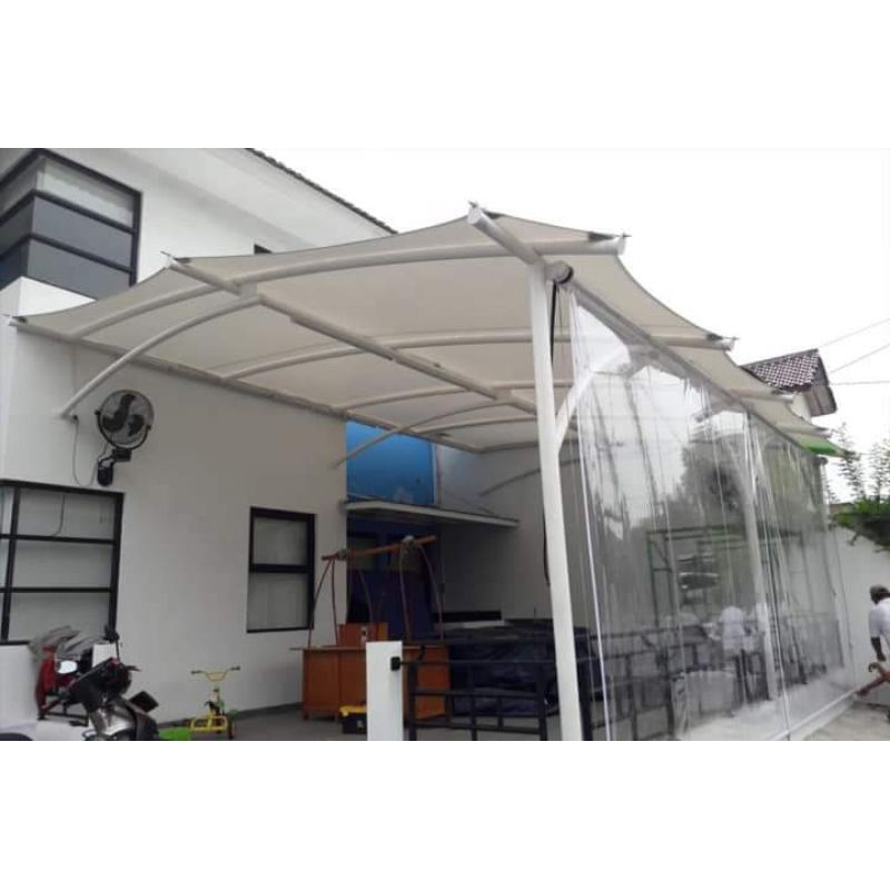 kanopi membran kain