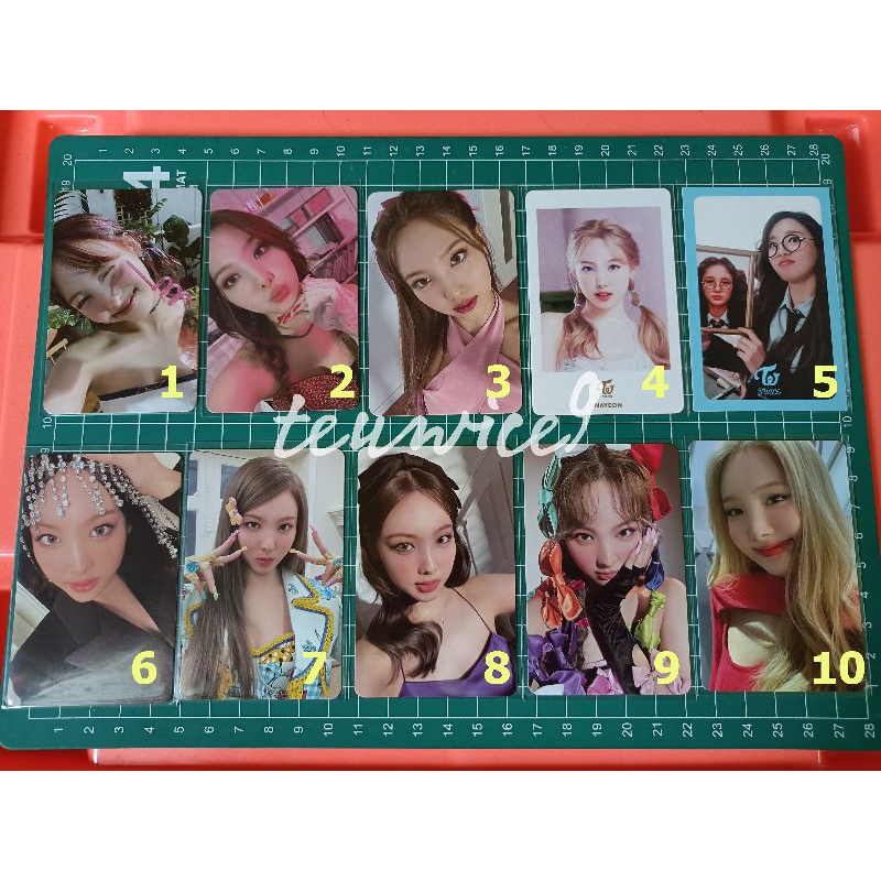 NAYEON TWICE PC PHOTOCARDS PHOTO CARDS
