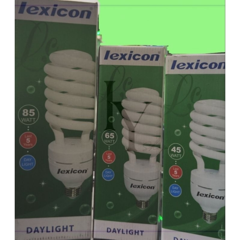 Lampu Spiral Lexicon 45w, 65w, 85w