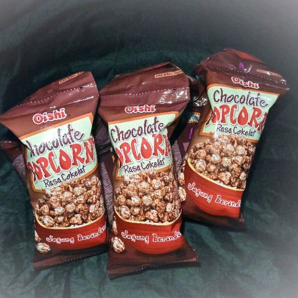 

Popcorn Oishi Cokelat 20g Renceng 10 Sachet