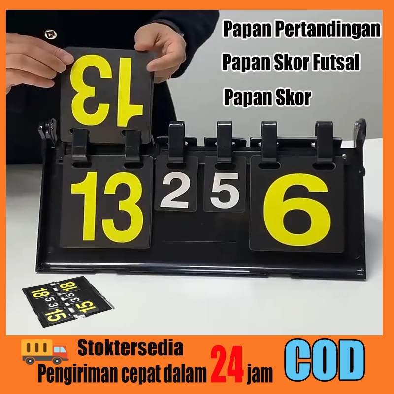 【Pengiriman cepat】PPNSC Papan Score Papan Pertandingan Papan Angka sepakbola futsall Scoreboard