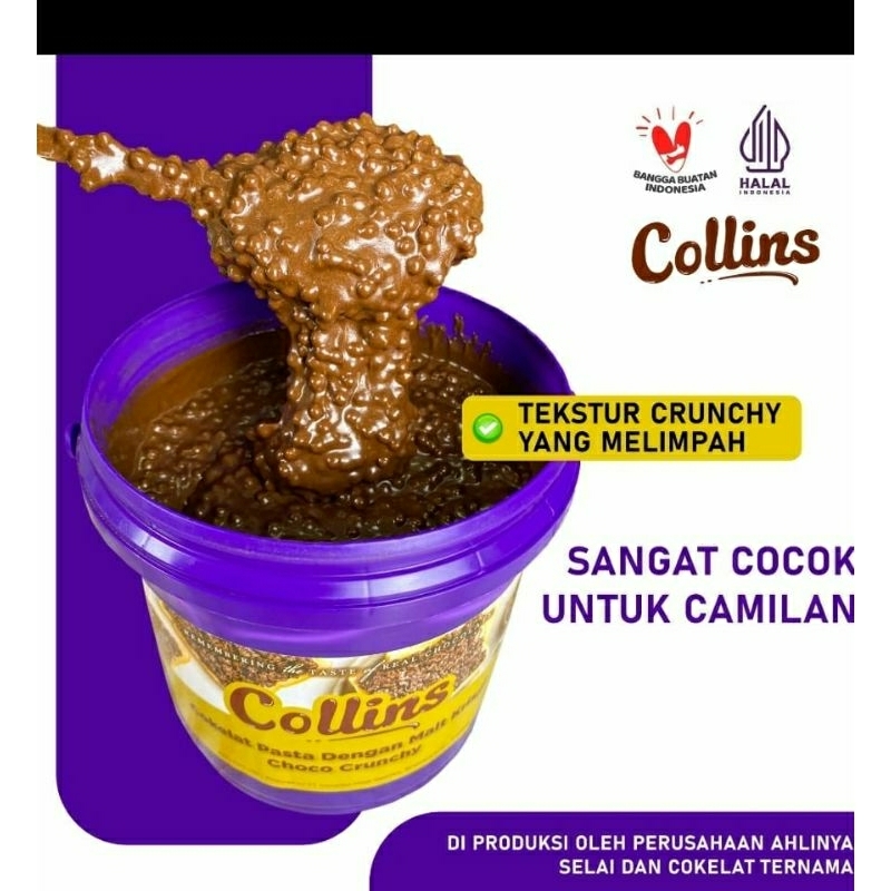 

Collins Coco Crunchy / Cokelat Viral 1 kg